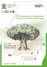 30th International Symposium on the Chemistry of Natural Products & 10th International Congress on Biodiversity (ISCNP30 & ICOB10)