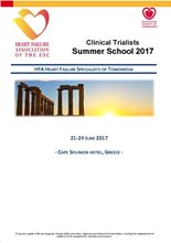 Heart Failure Association Clinical Trialists – Summer School 2017